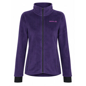 Merrell Select Regulate Fleece Hoodie Jacket Women’s S Petite Purple Full Zip